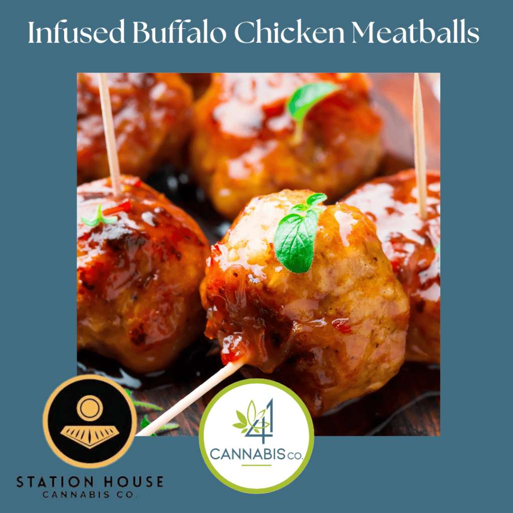 Infused Buffalo Chicken Meatballs