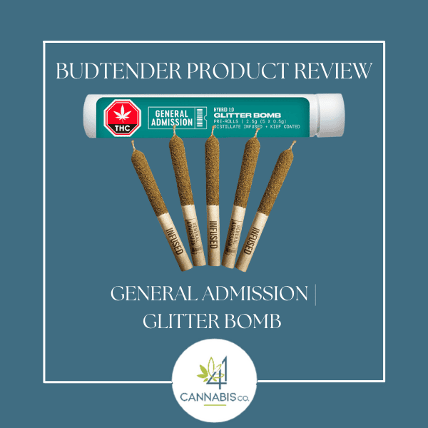 Budtender Review: General Admission | Glitter Bomb Infused Pre-Rolls