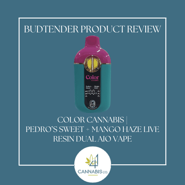 Budtender Review : Color | Pedro's Sweet + Mango Haze Disposable Vape 1.2g