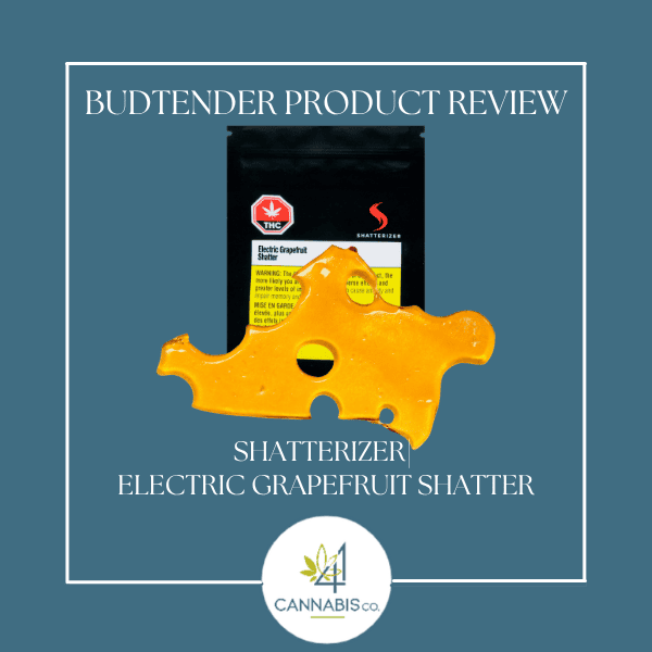 Budtender Review : Shatterizer | Electric Grapefruit Shatter 1g