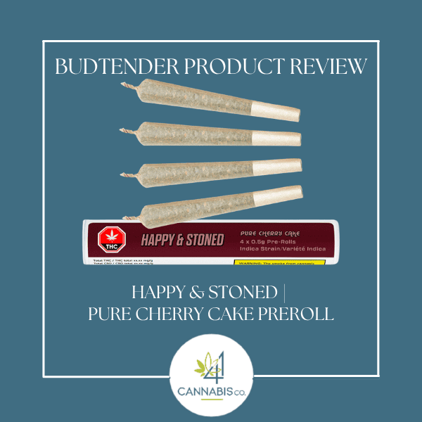 Budtender Review : Happy & Stoned Pure Cherry Cake Pre-Rolls